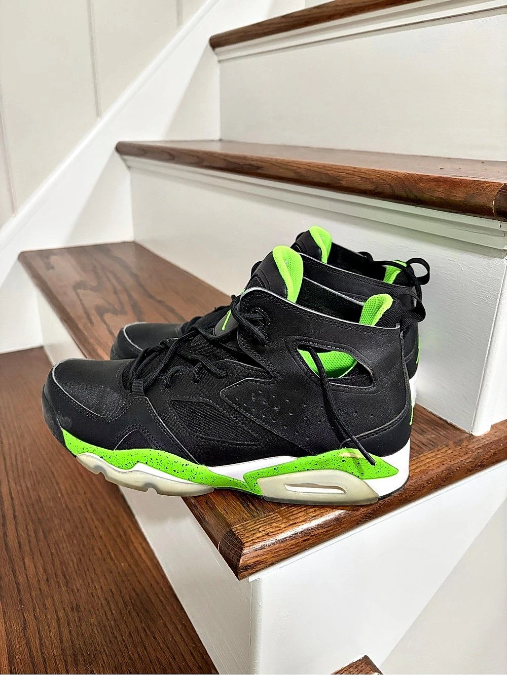 Jordan 6 Rings Black & Green US 9